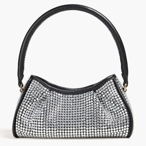 Elleme Small Dimple Handbag - Silver/Black - Strass NWT